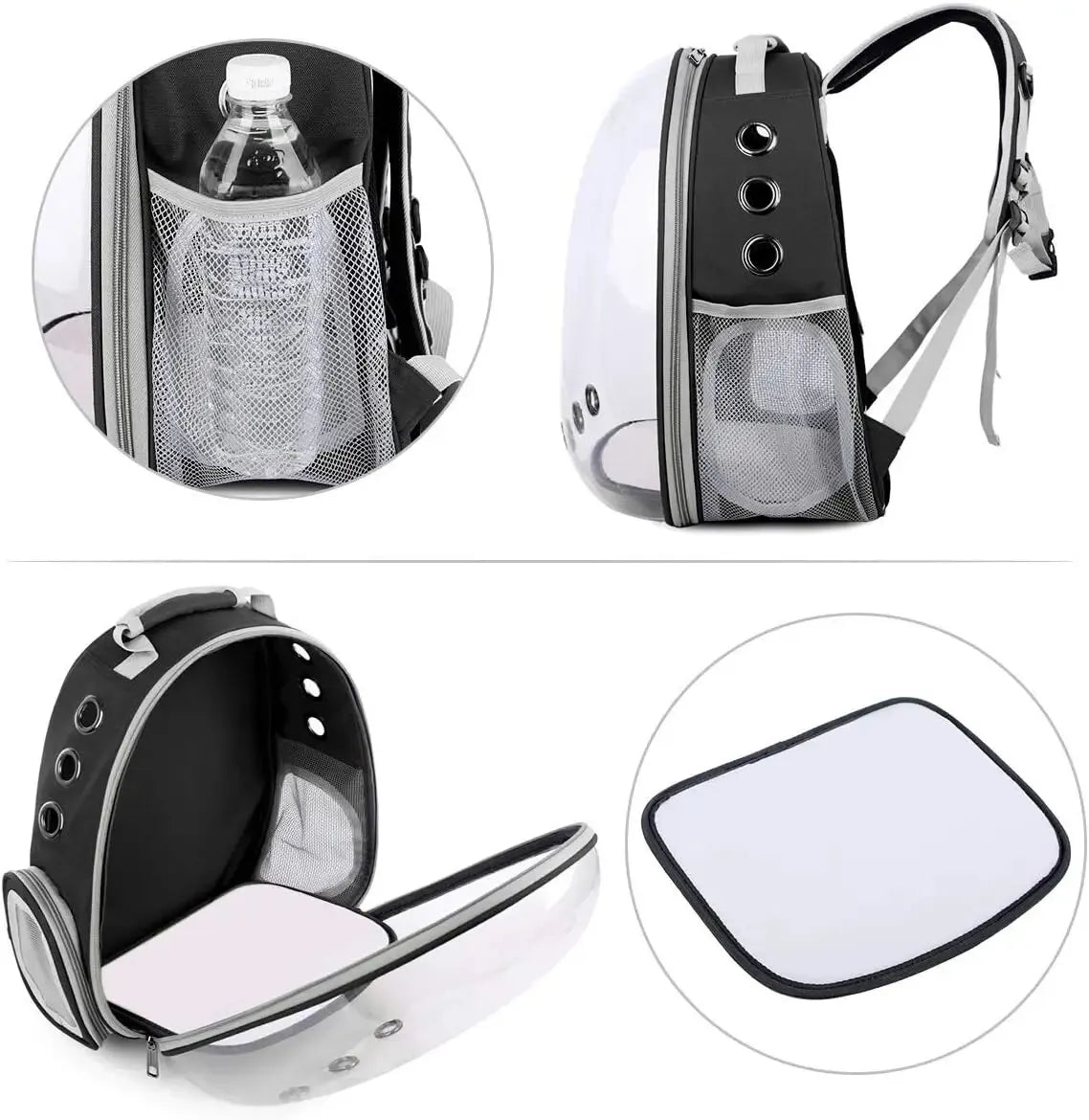 The Cat Capsule - Transparent Backpack
