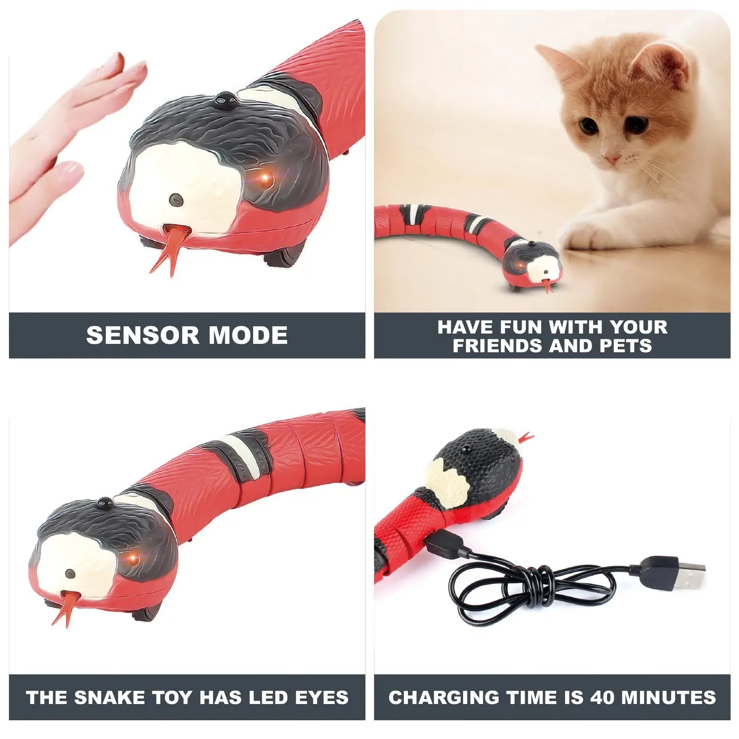 Smart Sensing Snake Toy